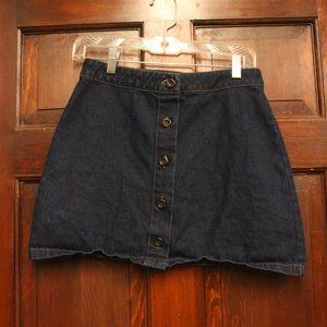 Forever 21 Jean Botton up skirt (read below)